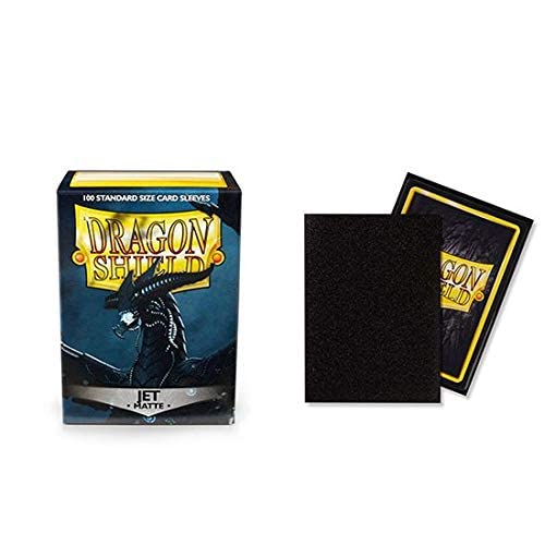 Dragon Shield Matte Jet Standard Size Card Sleeves — 10 Packs (1000 ct) Display Case