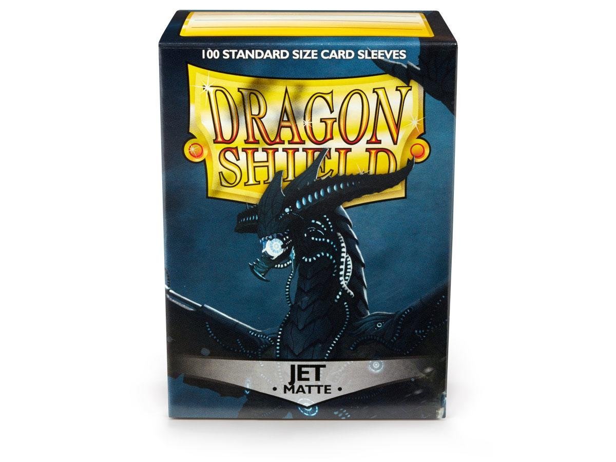 Dragon Shield Matte Jet Standard Size Card Sleeves — 10 Packs (1000 ct) Display Case