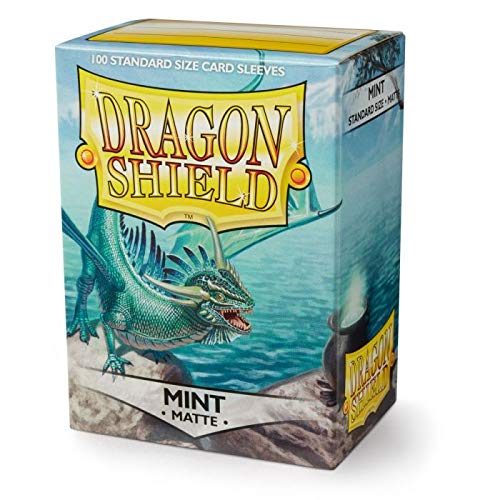Dragon Shield Matte Sleeves – Standard Size 100 CT Mint (Smooth & Tough)