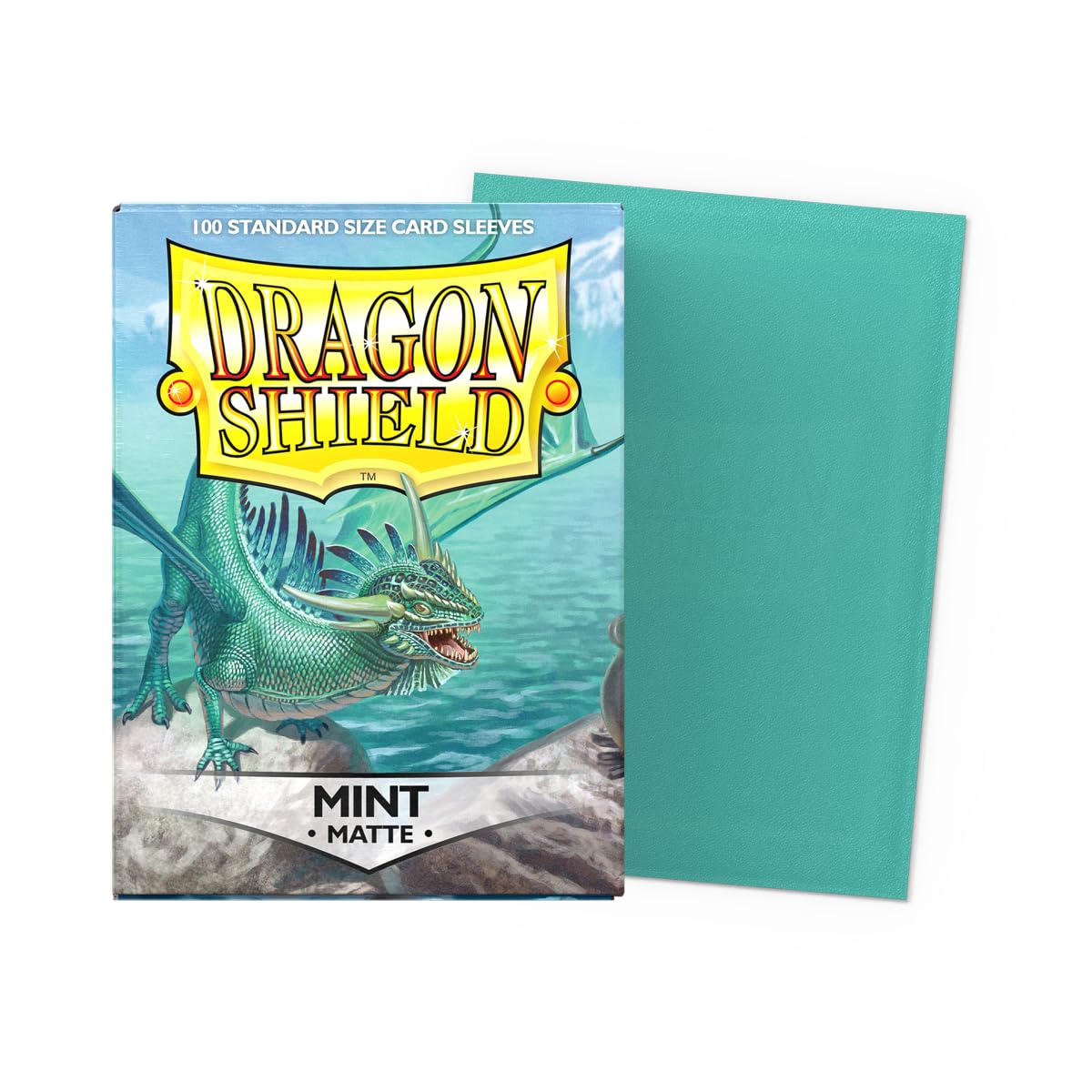 Dragon Shield Matte Sleeves – Standard Size 100 CT Mint (Smooth & Tough)