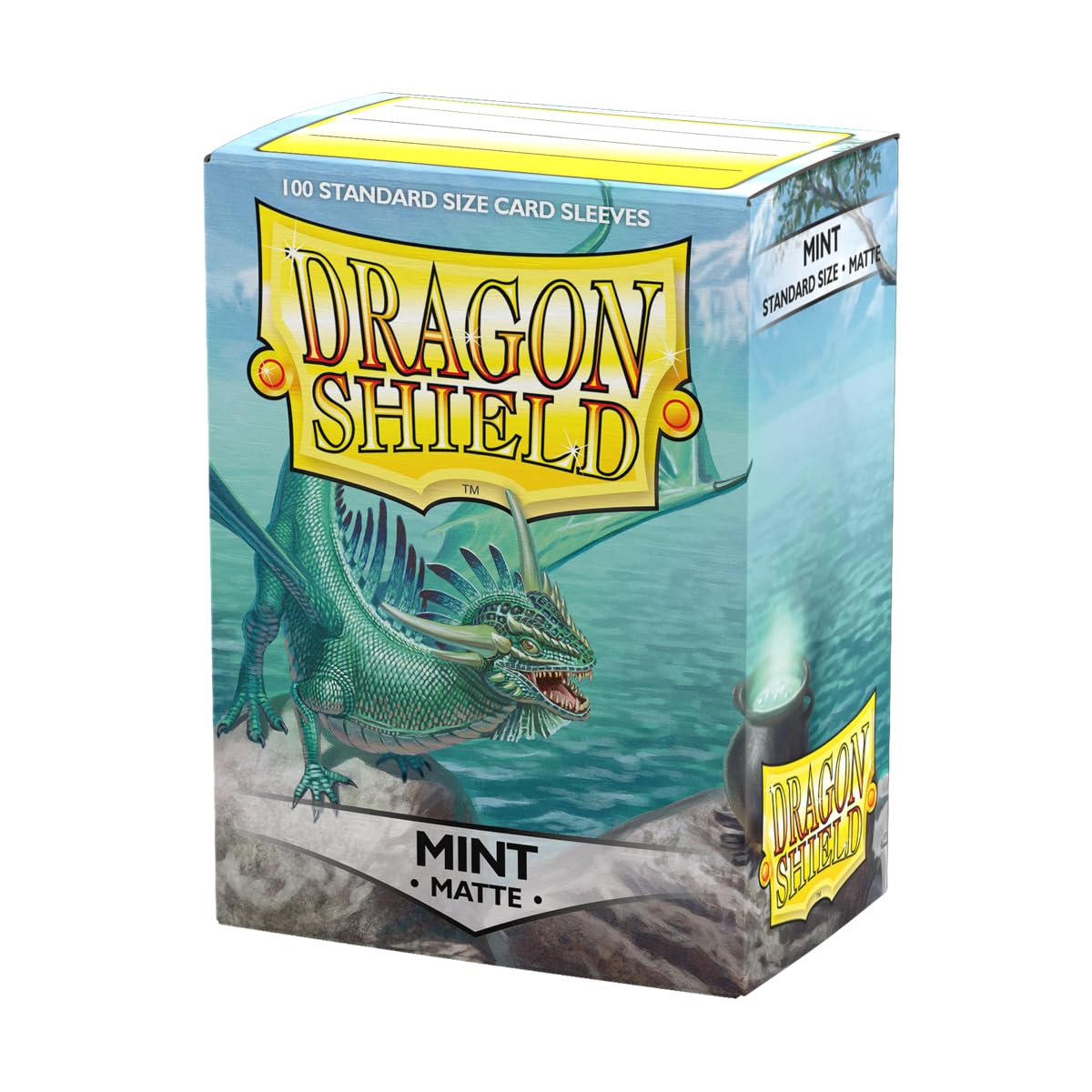 Dragon Shield Matte Sleeves – Standard Size 100 CT Mint (Smooth & Tough)