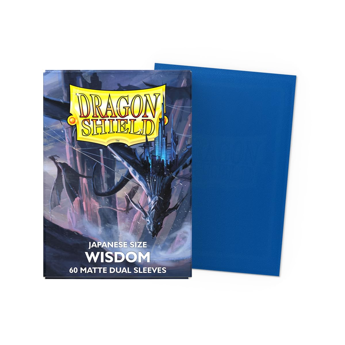 Dragon Shield Matte Dual Japanese-Size Card Sleeves – 60 CT | Smooth Shuffle, PVC-Free
