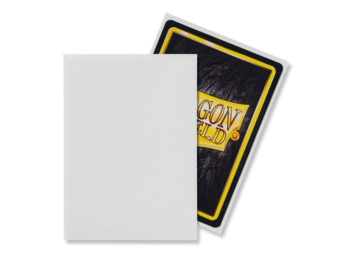 Dragon Shield Matte White 100-ct Card Sleeves — 5-Pack Value Bundle