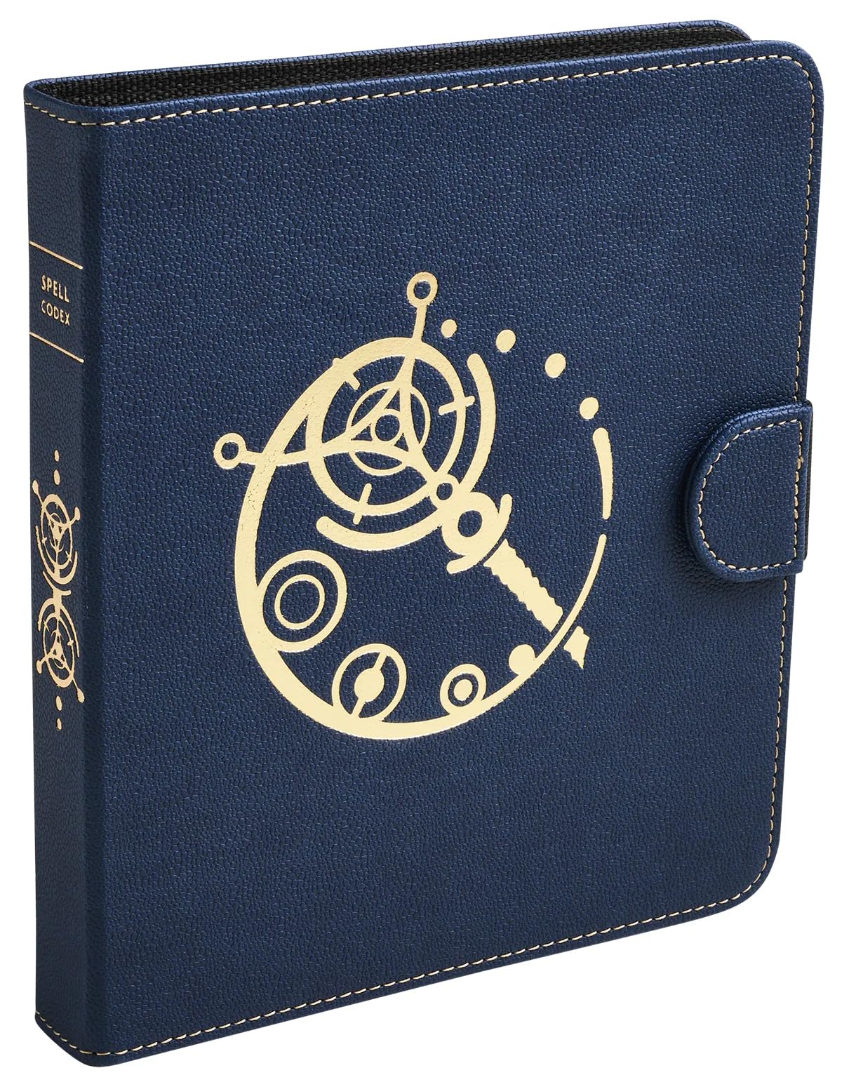 Dragon Shield Midnight Blue Spell Codex — 160 Cards, Dry Erase Marker & 5e Slot Tracker