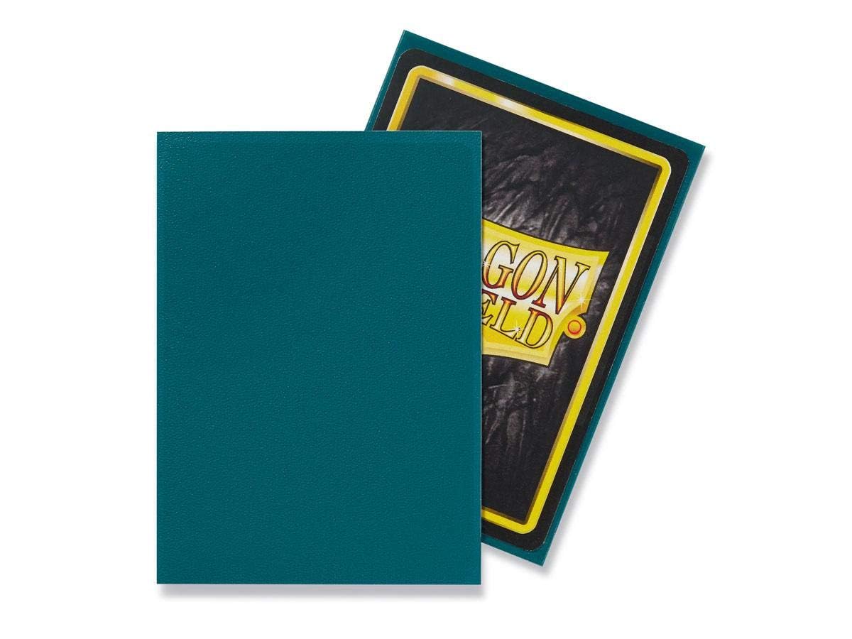 Dragon Shield Matte Petrol Standard Size Card Sleeves – 10 Packs (100 ct each) + Display Case