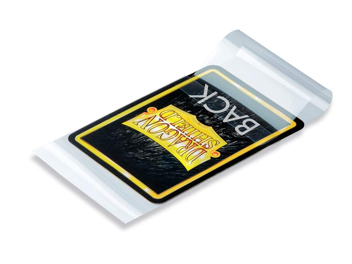 Dragon Shield Sealable Inner Sleeves – 10 Packs, Clear, Standard Size (1000 Sleeves Total)