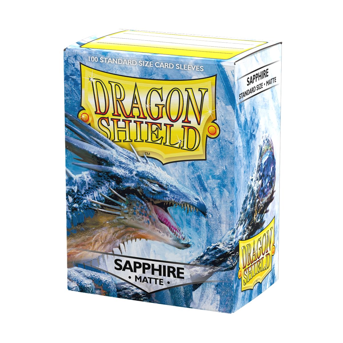 Dragon Shield Matte Sleeves Sapphire – Standard Size 100 CT | PVC-free, Archival Safe, Smooth Shuffle