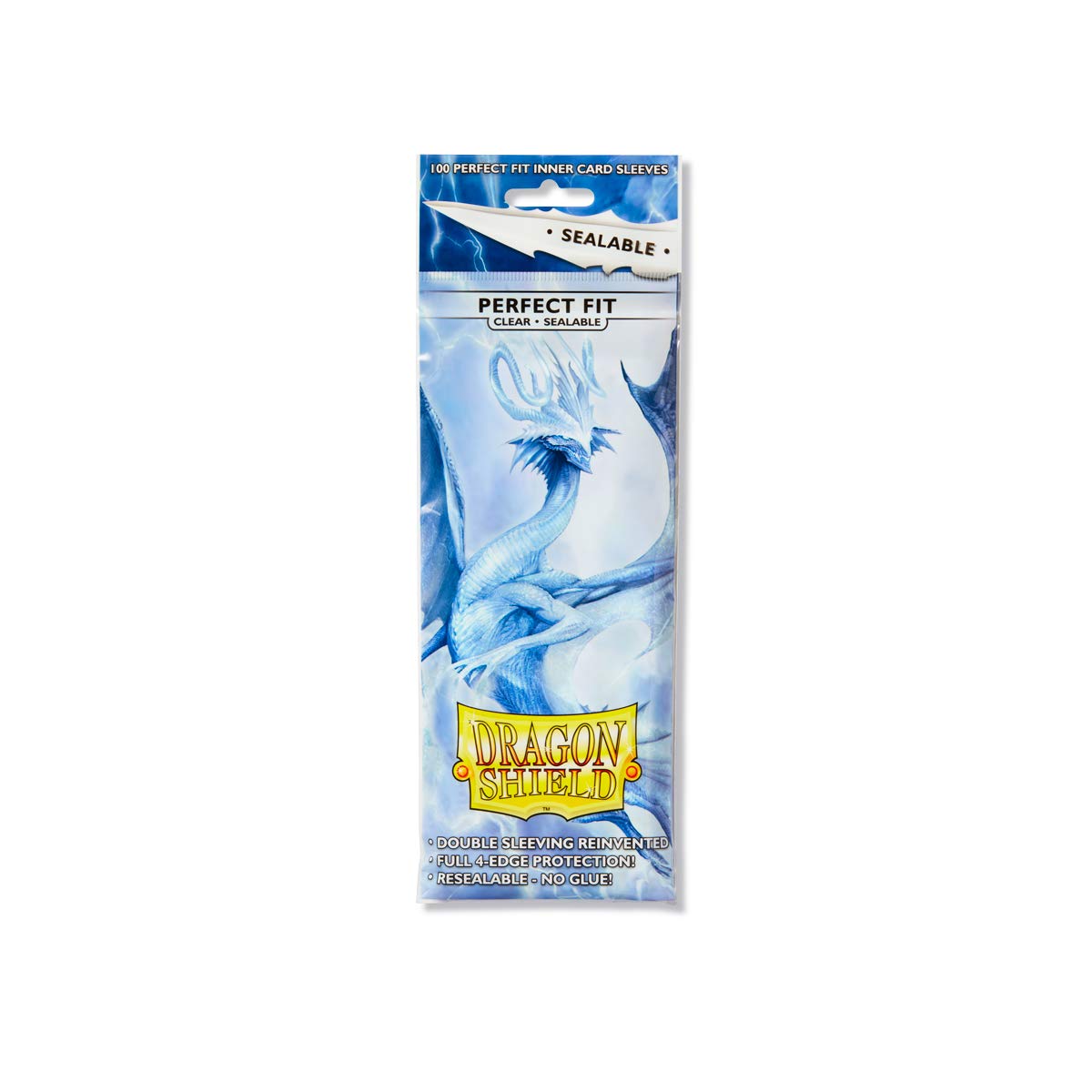 Dragon Shield Sealable Inner Card Sleeves – Standard Size, 100 CT, PVC-Free polypropylene, Clear