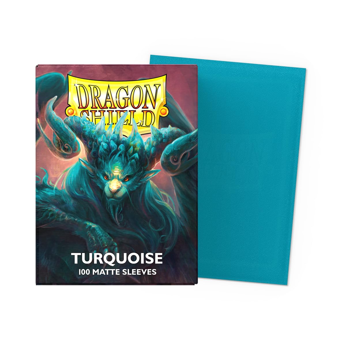 Dragon Shield | Standard Size Card Matte Sleeves 100 CT – Turquoise | Premium TCG Sleeves