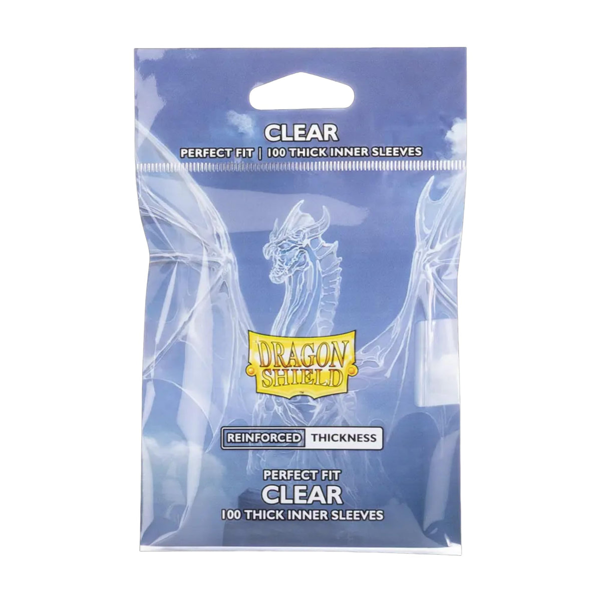 Dragon Shield Standard Perfect Fit Thick Inner Sleeves Clear (100 Sleeves)