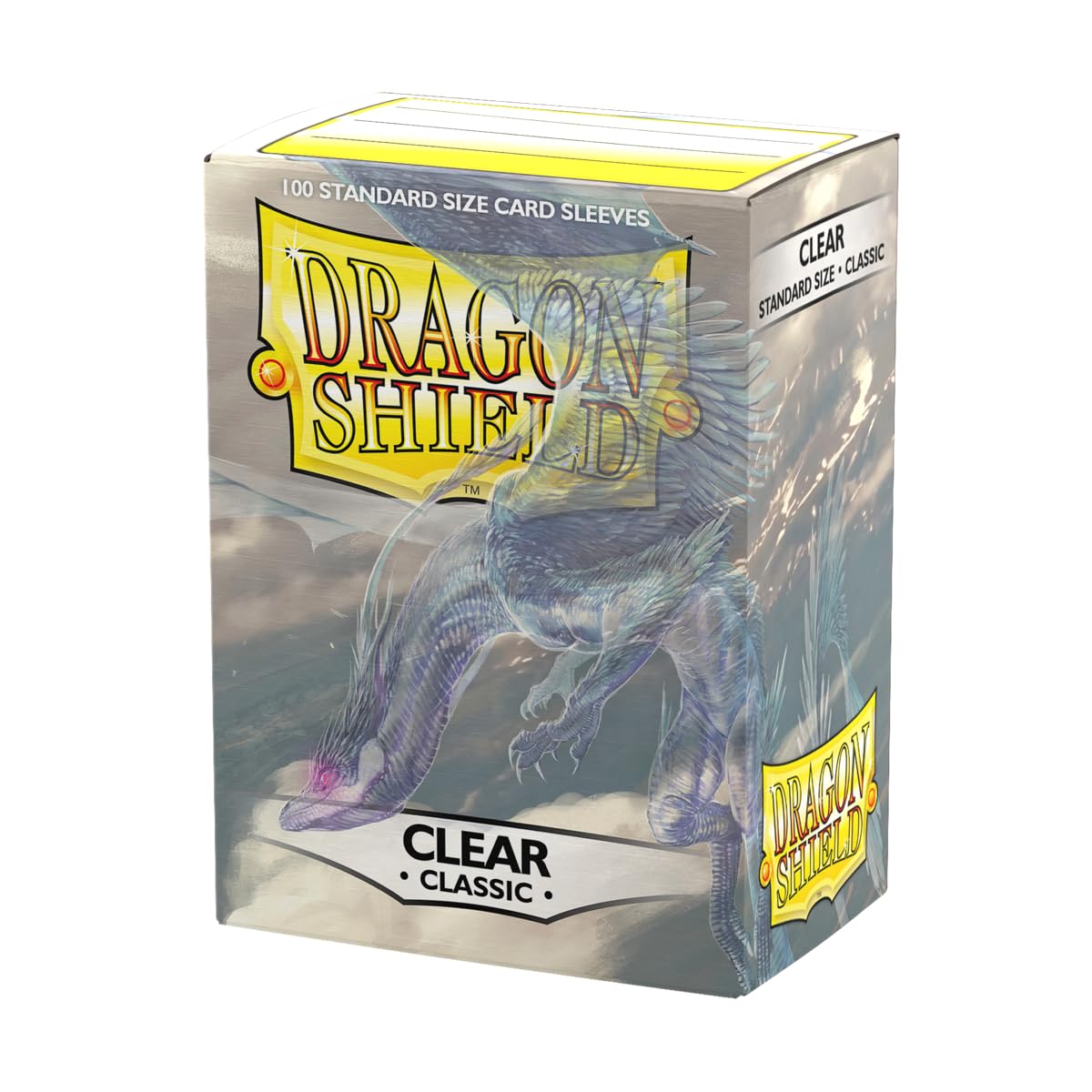 Dragon Shield Standard Size Card Classic Sleeves – 100 CT | Clear Front & Back