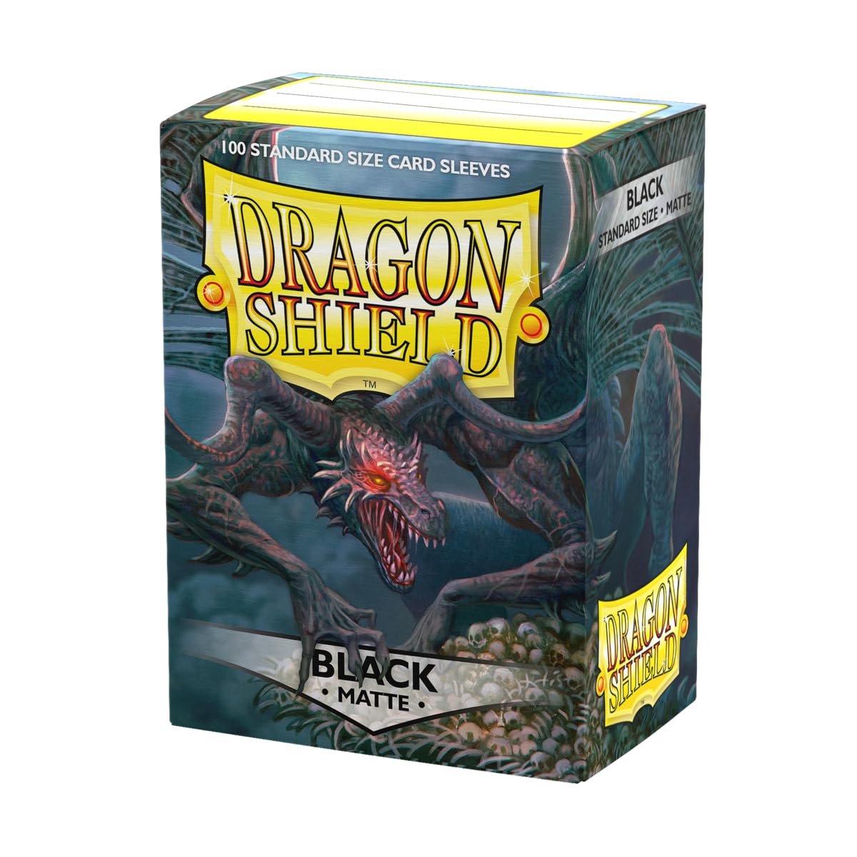 Dragon Shield Matte Card Sleeves – Standard Size, 100ct, Black | Smooth & Tough