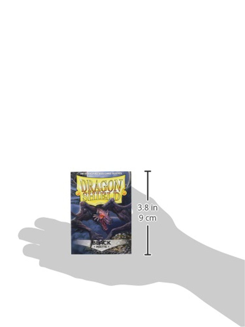 Dragon Shield Matte Card Sleeves – Standard Size, 100ct, Black | Smooth & Tough