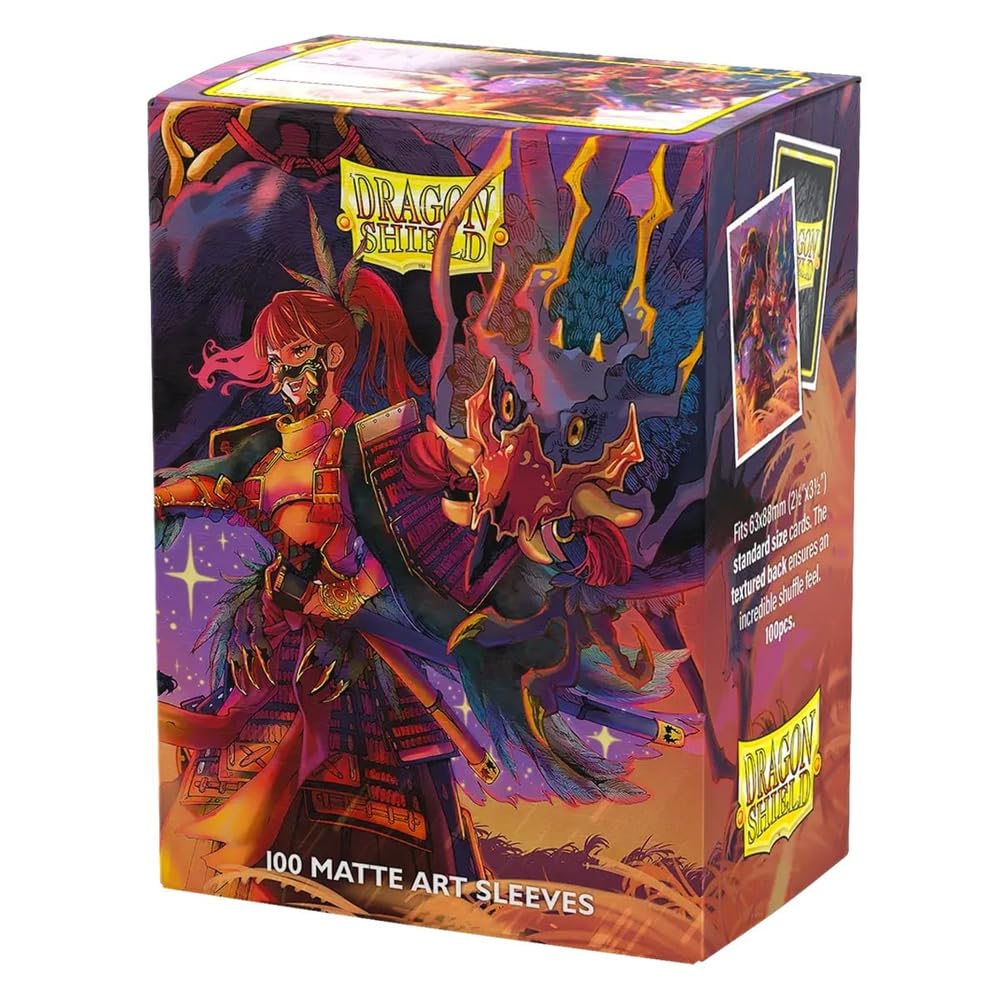 Dragon Shield The Fallen Matte Art Sleeves – 100 Standard Size Card Sleeves
