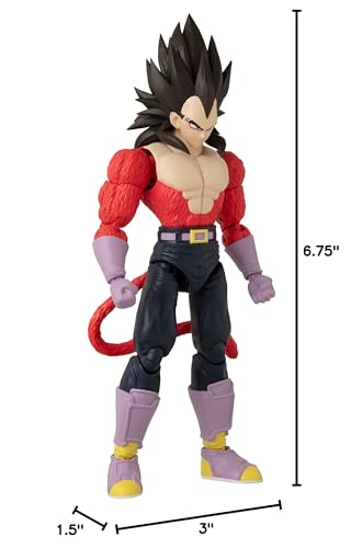 Dragon Stars Series Super Saiyan 4 Vegeta 6.5-Inch Action Figure | Bandai America