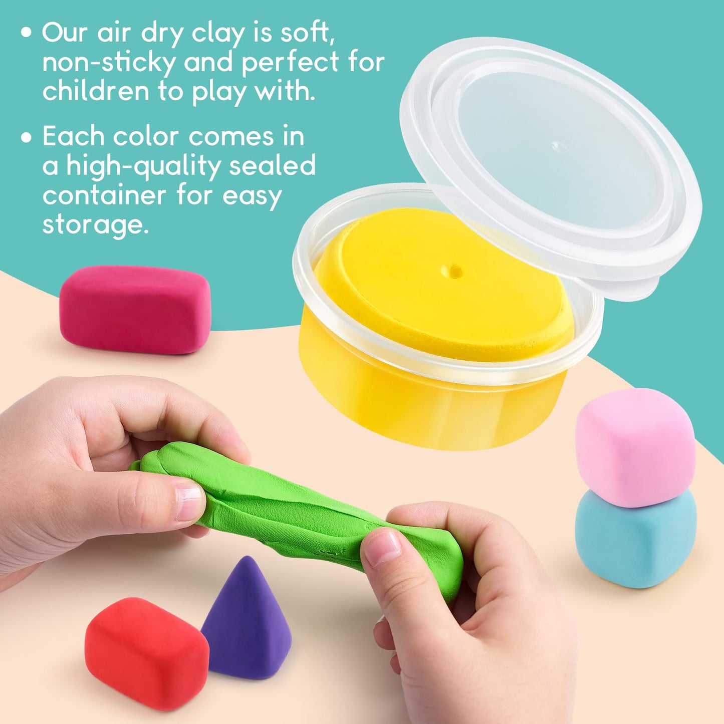 Drama Planet Flower Craft Kit for Kids | Air-Dry Clay Bouquets & Personalized Art
