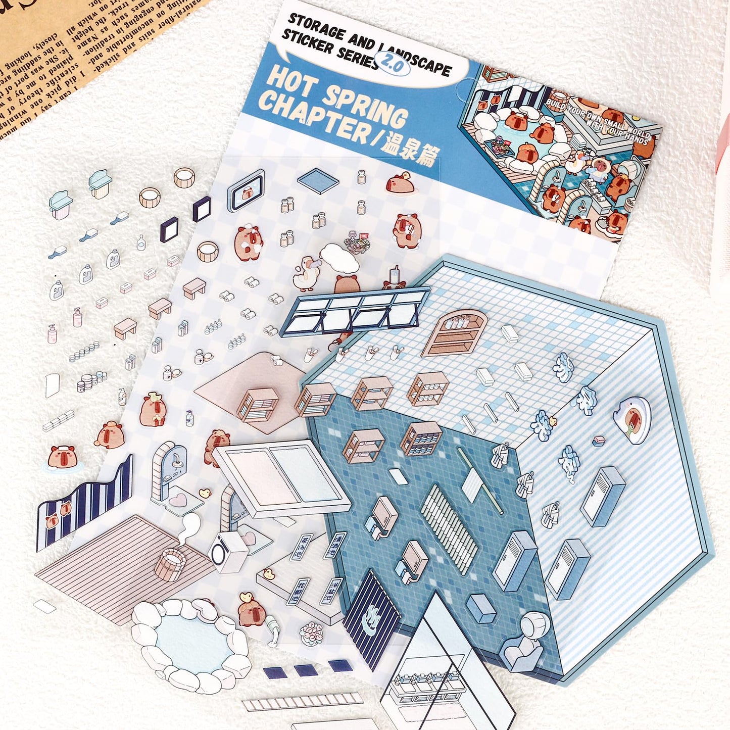 Draupnir DIY 3D House Stickers – 4 Scene Sets for Home, Café & More | XM2.0