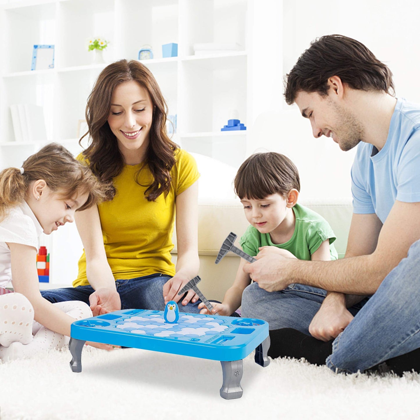 DR.DUDU Ice Breaker Game – Penguin on Ice Block Family Fun