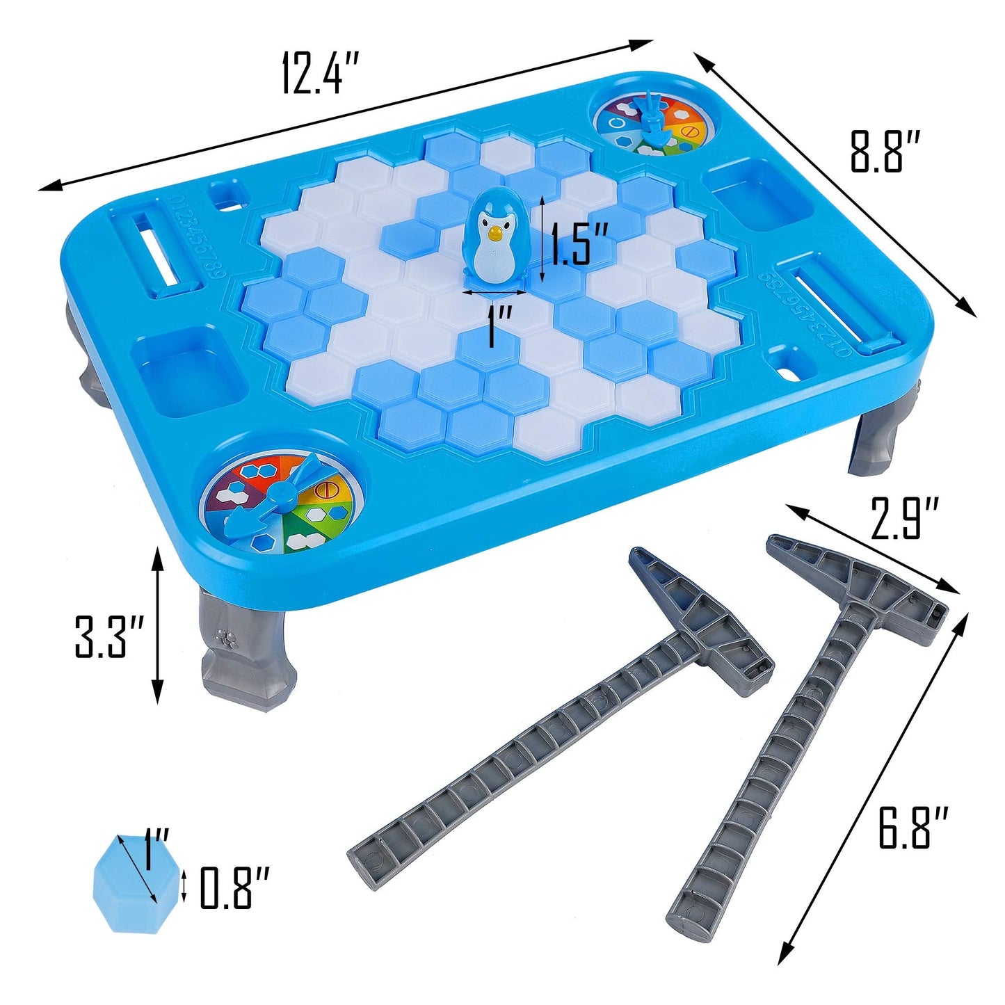 DR.DUDU Ice Breaker Game – Penguin on Ice Block Family Fun