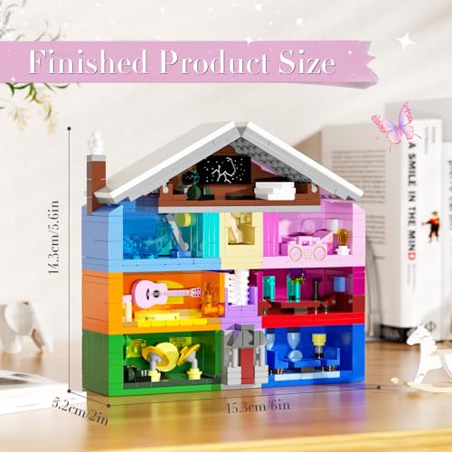 DreamCreators House Building Toys Set with LED Light | Lego Compatible Architecture Model