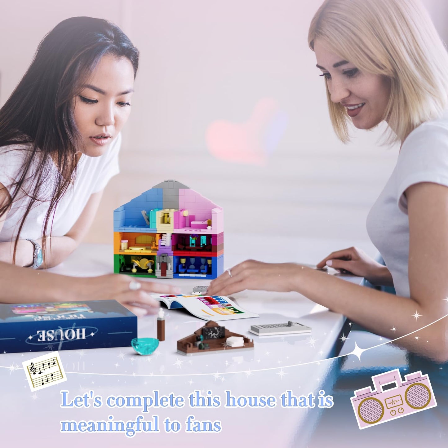 DreamCreators House Building Toys Set with LED Light | Lego Compatible Architecture Model