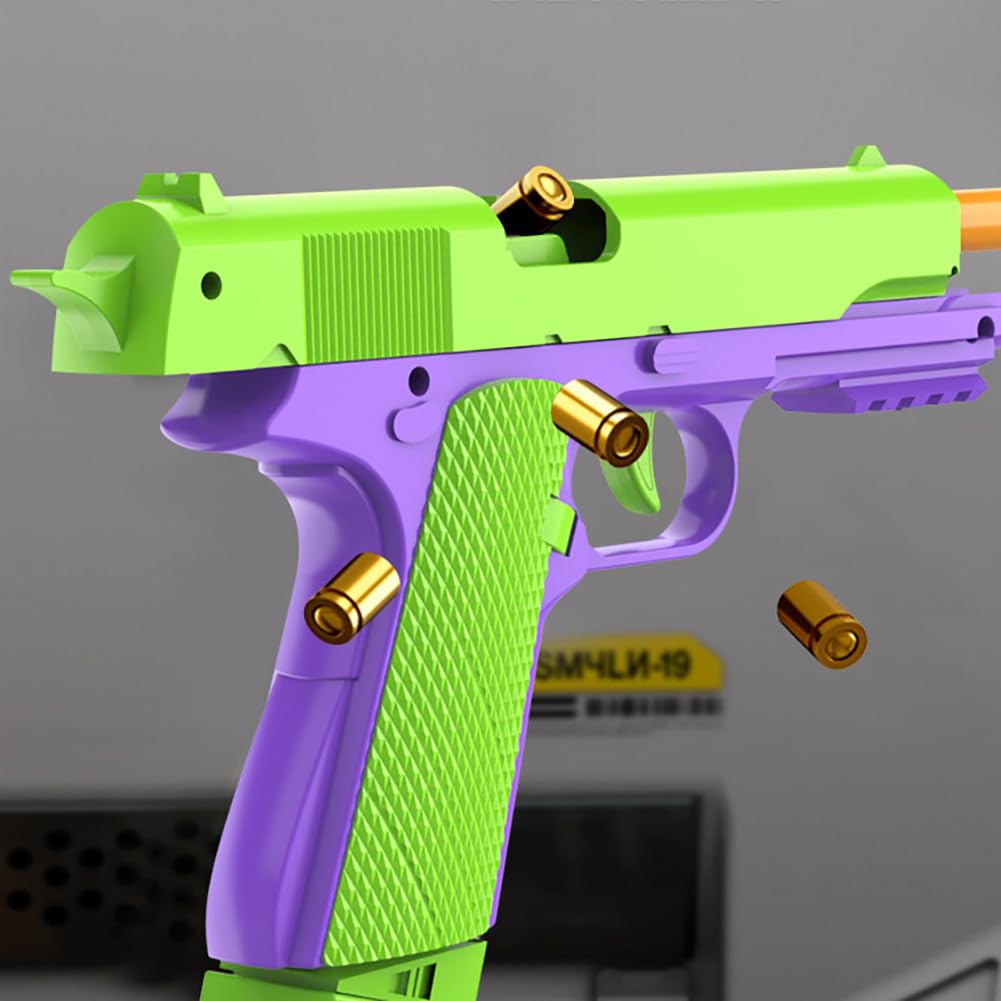 Dreamplay Shell Ejecting Toy Gun — Automatic Pull-Back Action for Kids