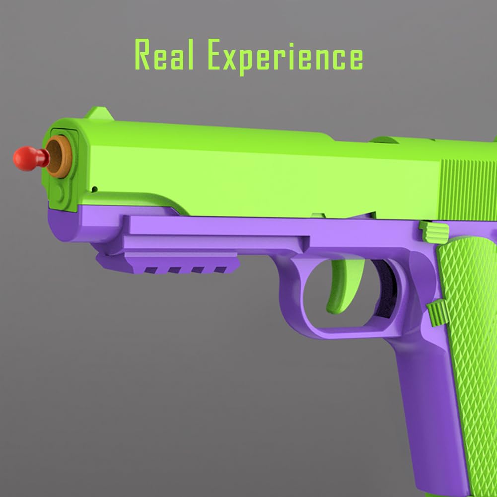 Dreamplay Shell Ejecting Toy Gun — Automatic Pull-Back Action for Kids