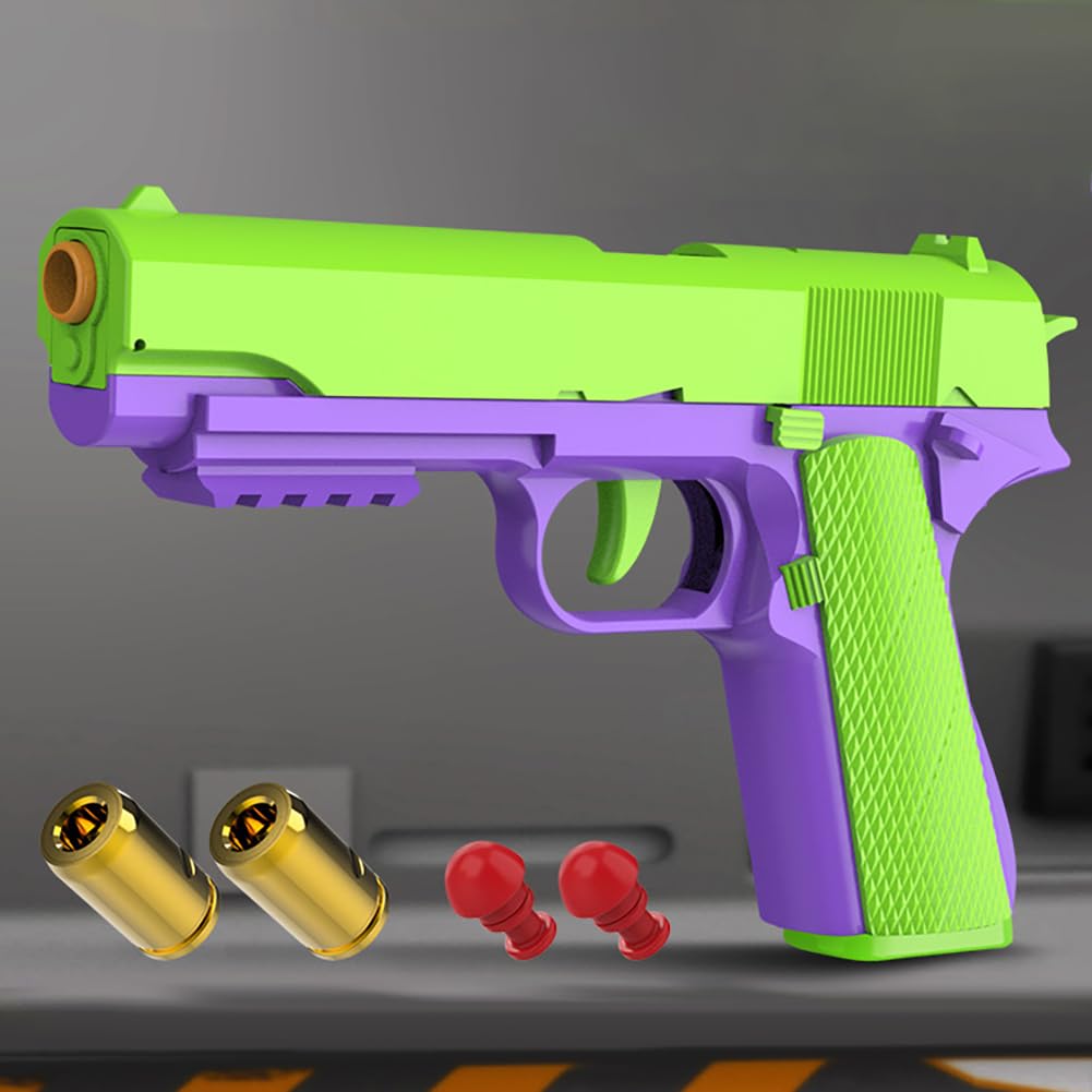 Dreamplay Shell Ejecting Toy Gun — Automatic Pull-Back Action for Kids