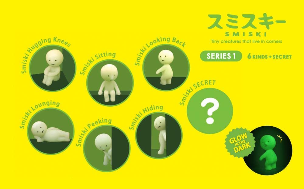 Dreams Smiski Glow in the Dark Figure Series 1 – Random Styles, 12-Pack