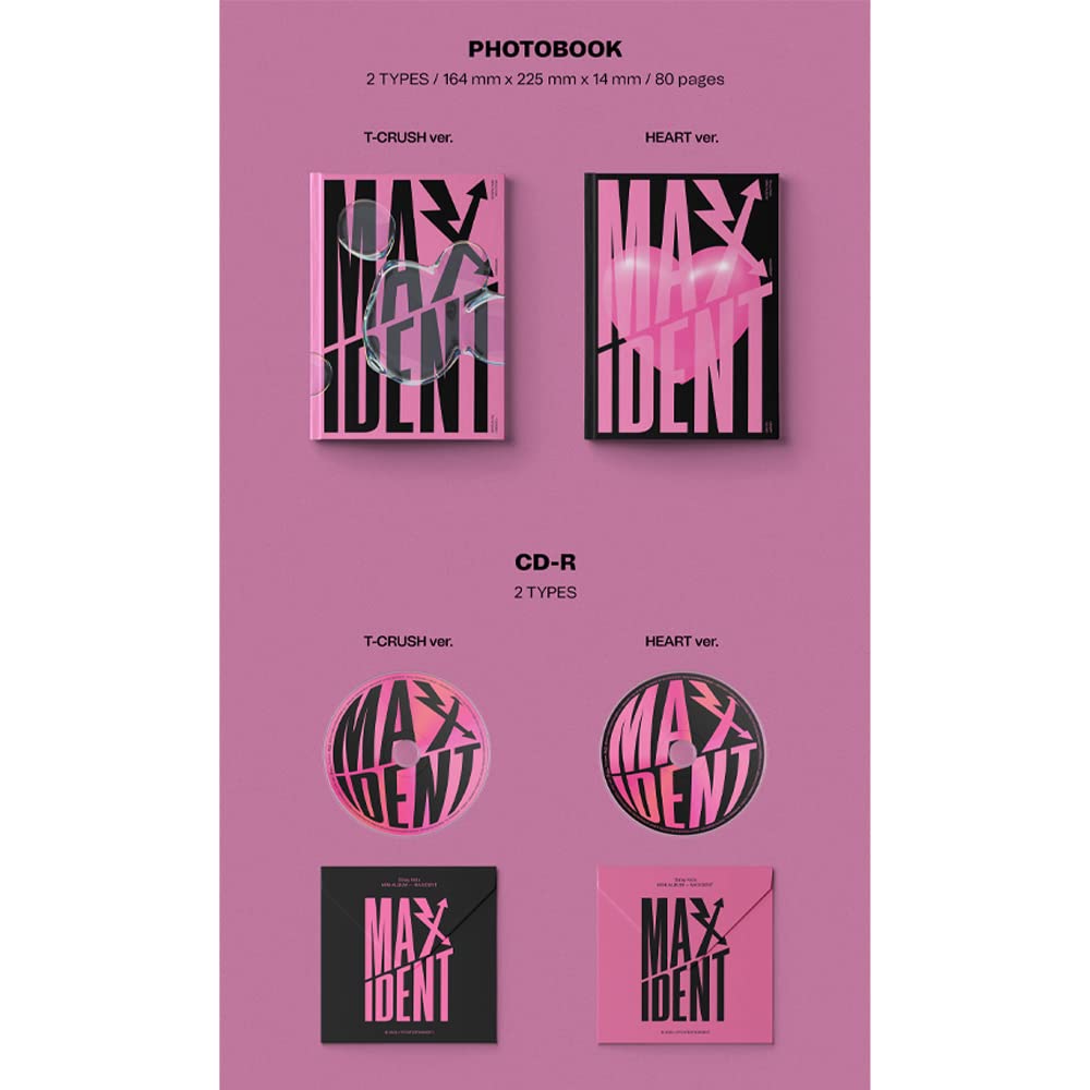 DREAMUS Stray Kids MAXIDENT Standard Edition - T-CRUSH Ver. Black