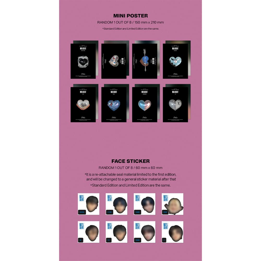DREAMUS Stray Kids MAXIDENT Standard Edition - T-CRUSH Ver. Black