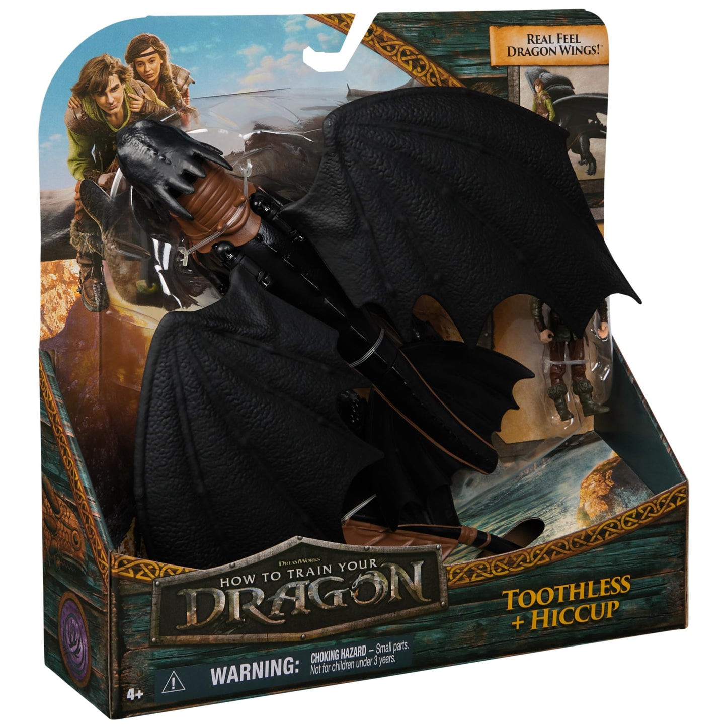 DreamWorks Dragons Toothless & Hiccup Action Figures – Viking Duo (Ages 4+)