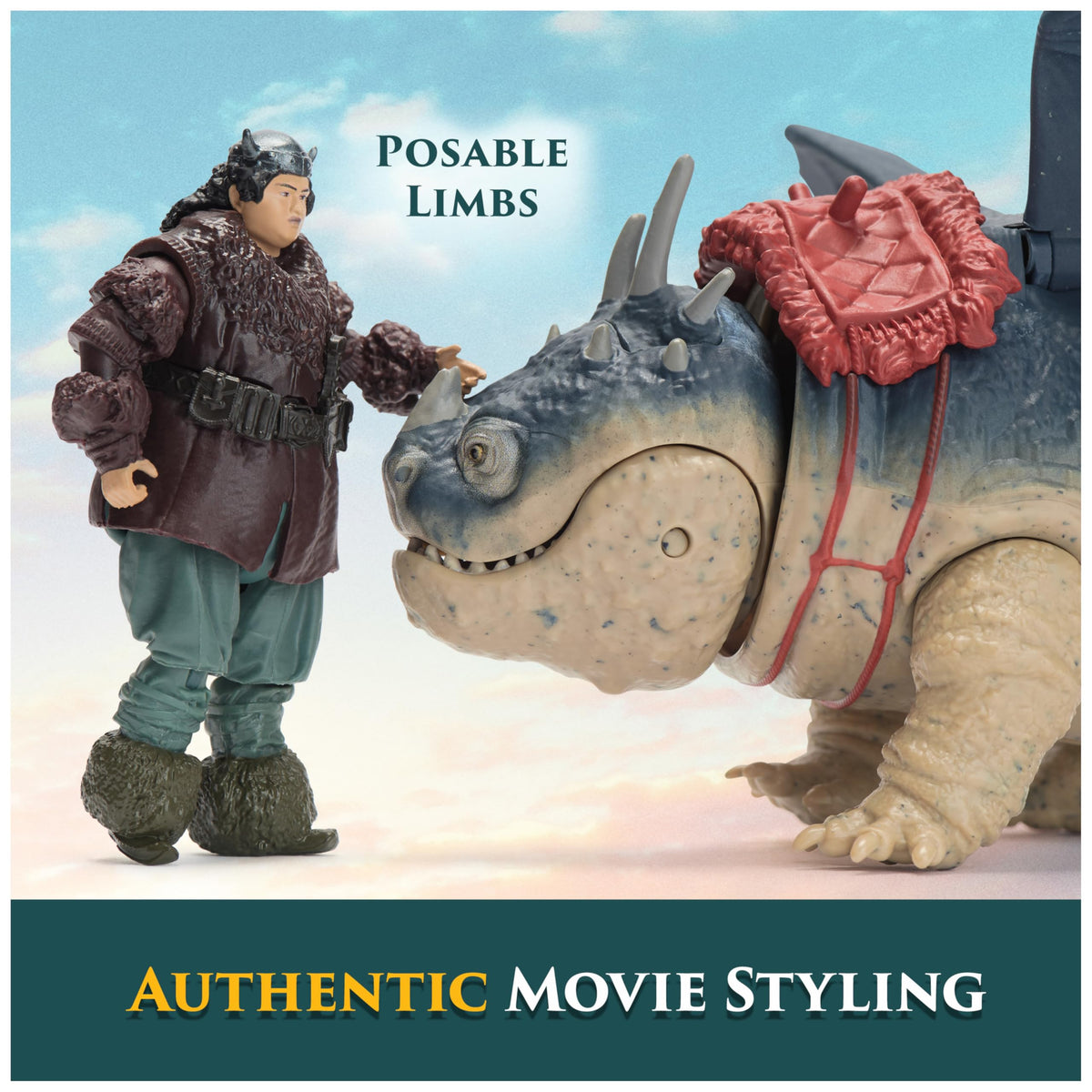 DreamWorks Dragons Gronckle & Fishlegs Action Figures – How To Train Your Dragon Playset for Kids 4+