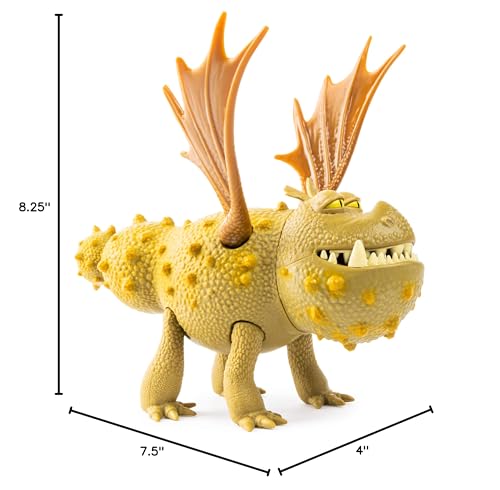 DreamWorks Dragons Meatlug Dragon Figure with Moving Parts – Poseable Toy for Kids 4+