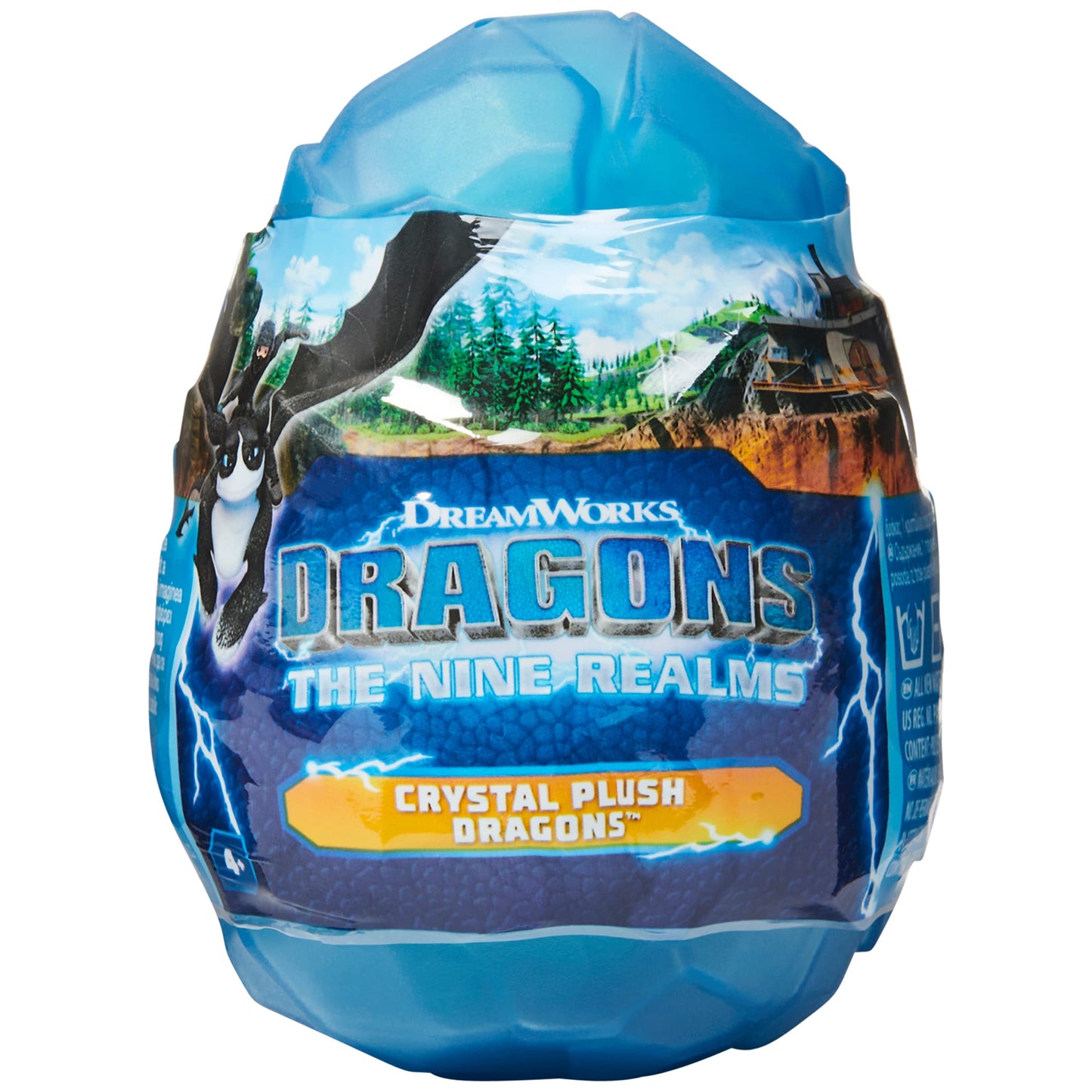DreamWorks Dragons The Nine Realms Crystal Plush Dragon – 3-Inch Plush Toy