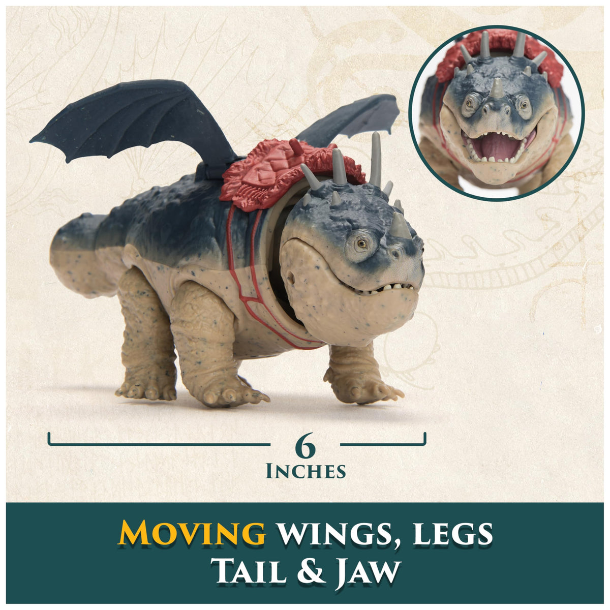 DreamWorks Dragons Gronckle & Fishlegs Action Figures – How To Train Your Dragon Playset for Kids 4+