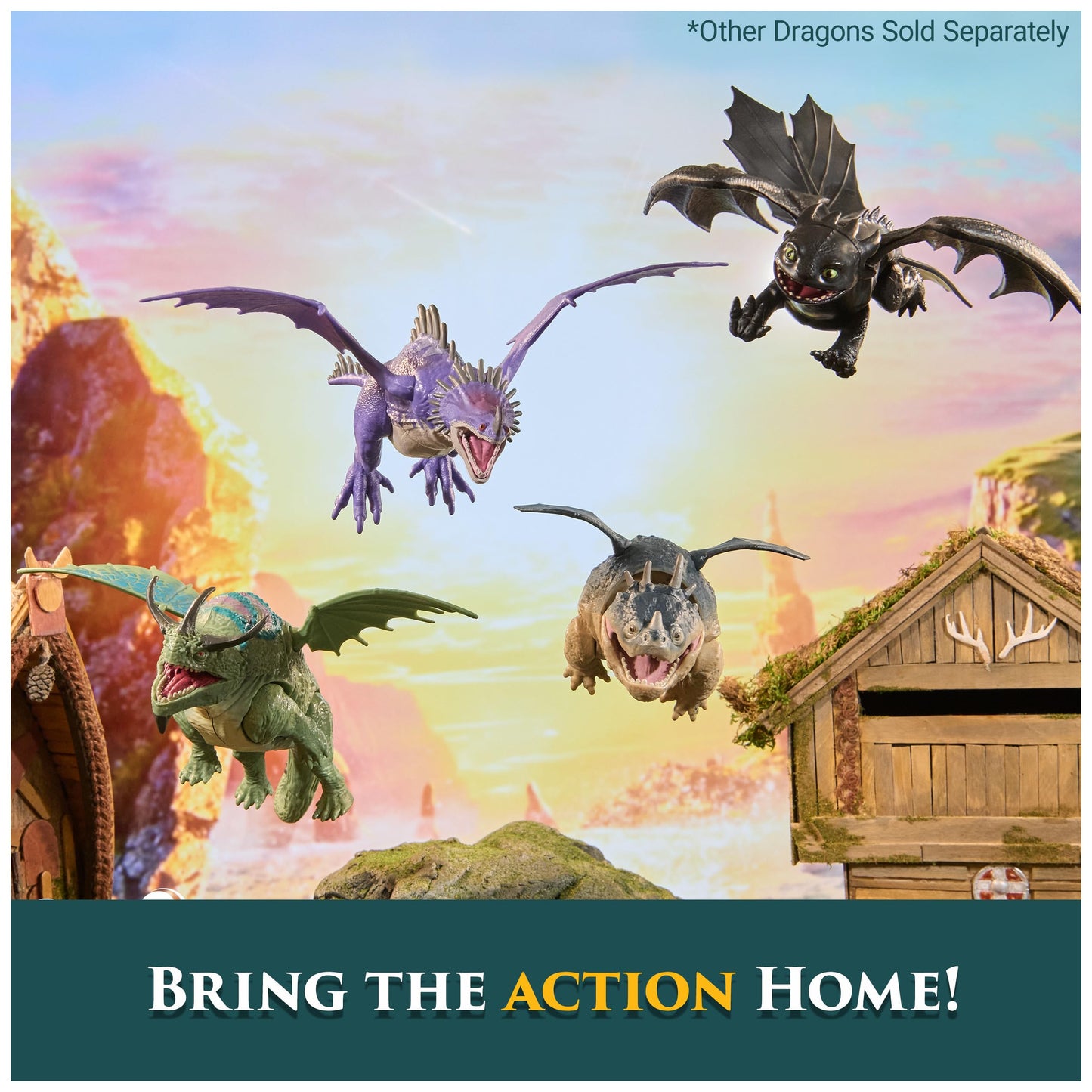 DreamWorks Dragons Toothless 9-Inch Action Figure | How to Train Your Dragon Toy for Ages 4+