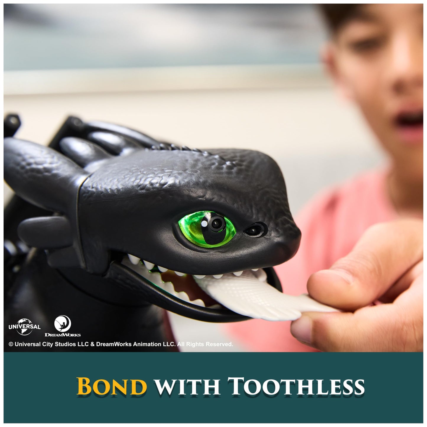 DreamWorks Dragons Toothless: Tame & Train Interactive Dragon Toy, 60+ Sounds, 20-Inch Wings, Ages 4+