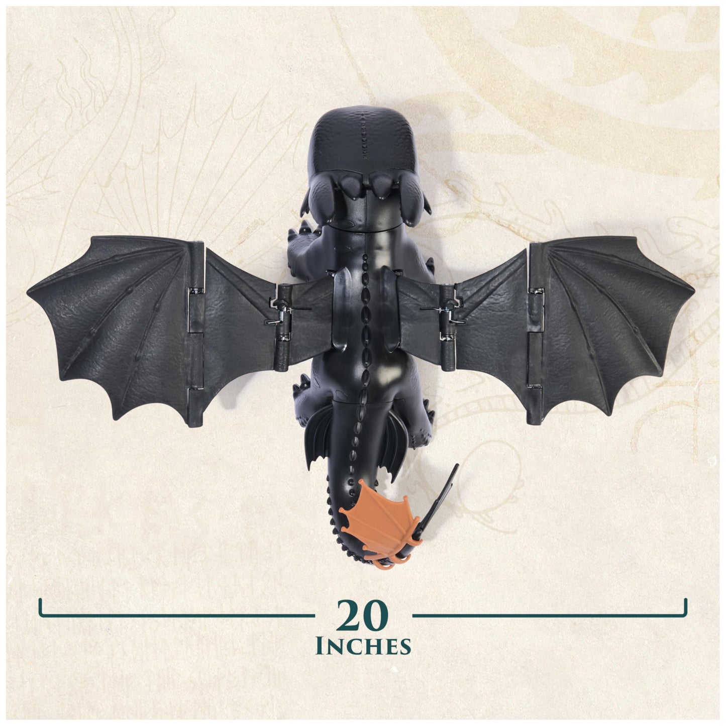 DreamWorks Dragons Toothless: Tame & Train Interactive Dragon Toy, 60+ Sounds, 20-Inch Wings, Ages 4+