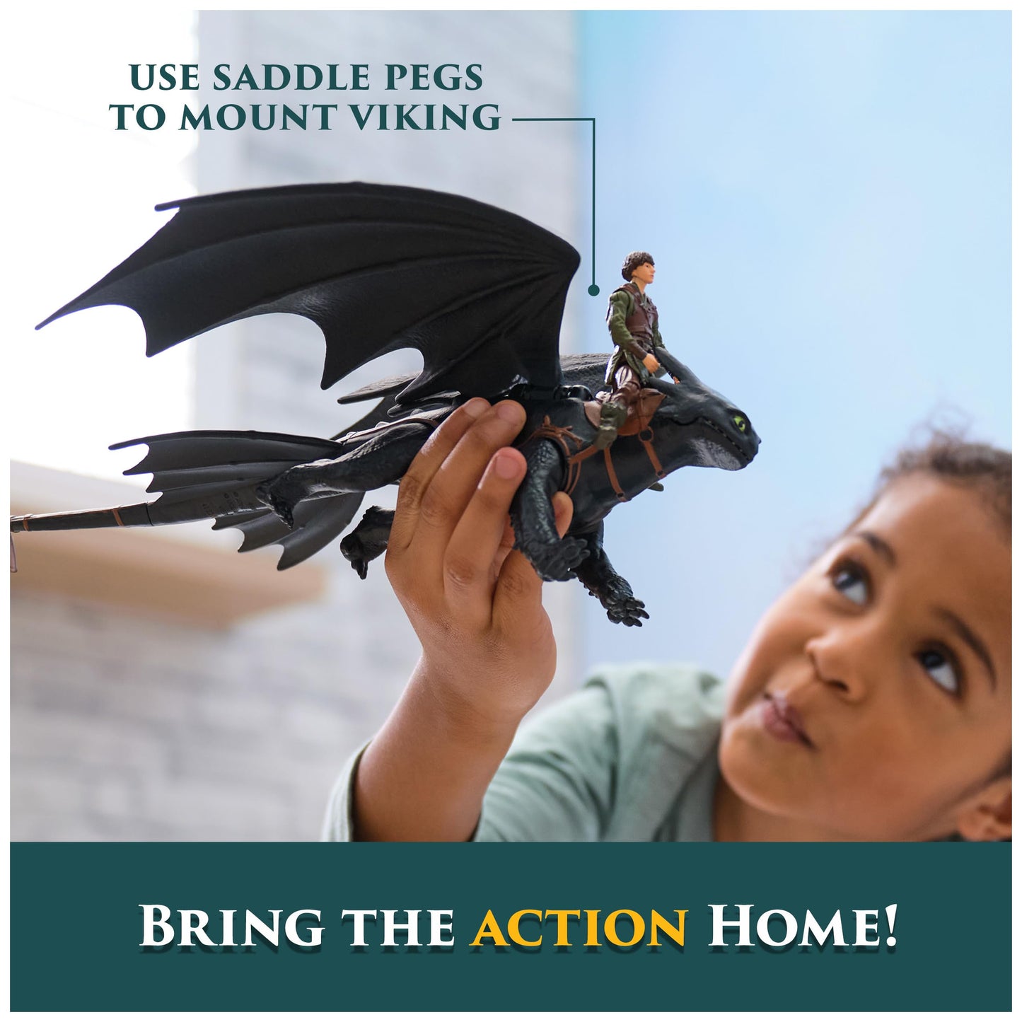 DreamWorks Dragons Toothless & Hiccup Action Figures – Viking Duo (Ages 4+)