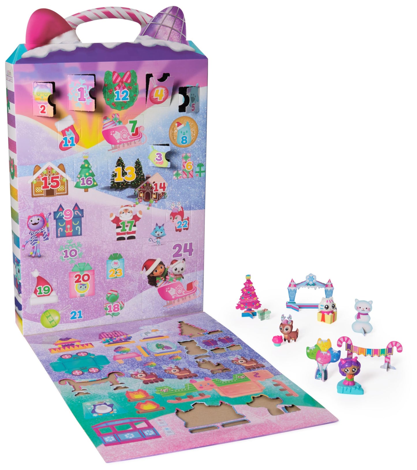 DreamWorks Gabby's Dollhouse Advent Calendar – 24 Surprises, Figures & Dollhouse Accessories