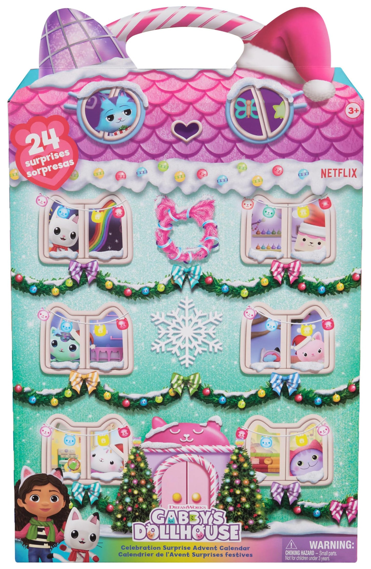 DreamWorks Gabby's Dollhouse Advent Calendar – 24 Surprises, Figures & Dollhouse Accessories