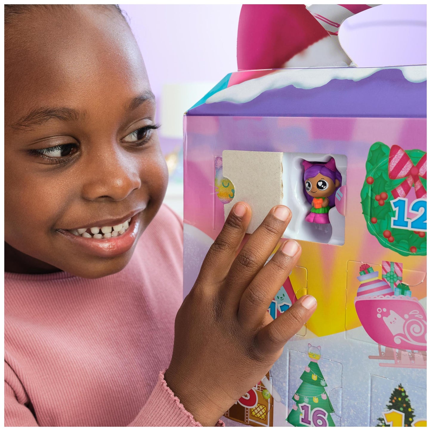 DreamWorks Gabby's Dollhouse Advent Calendar – 24 Surprises, Figures & Dollhouse Accessories