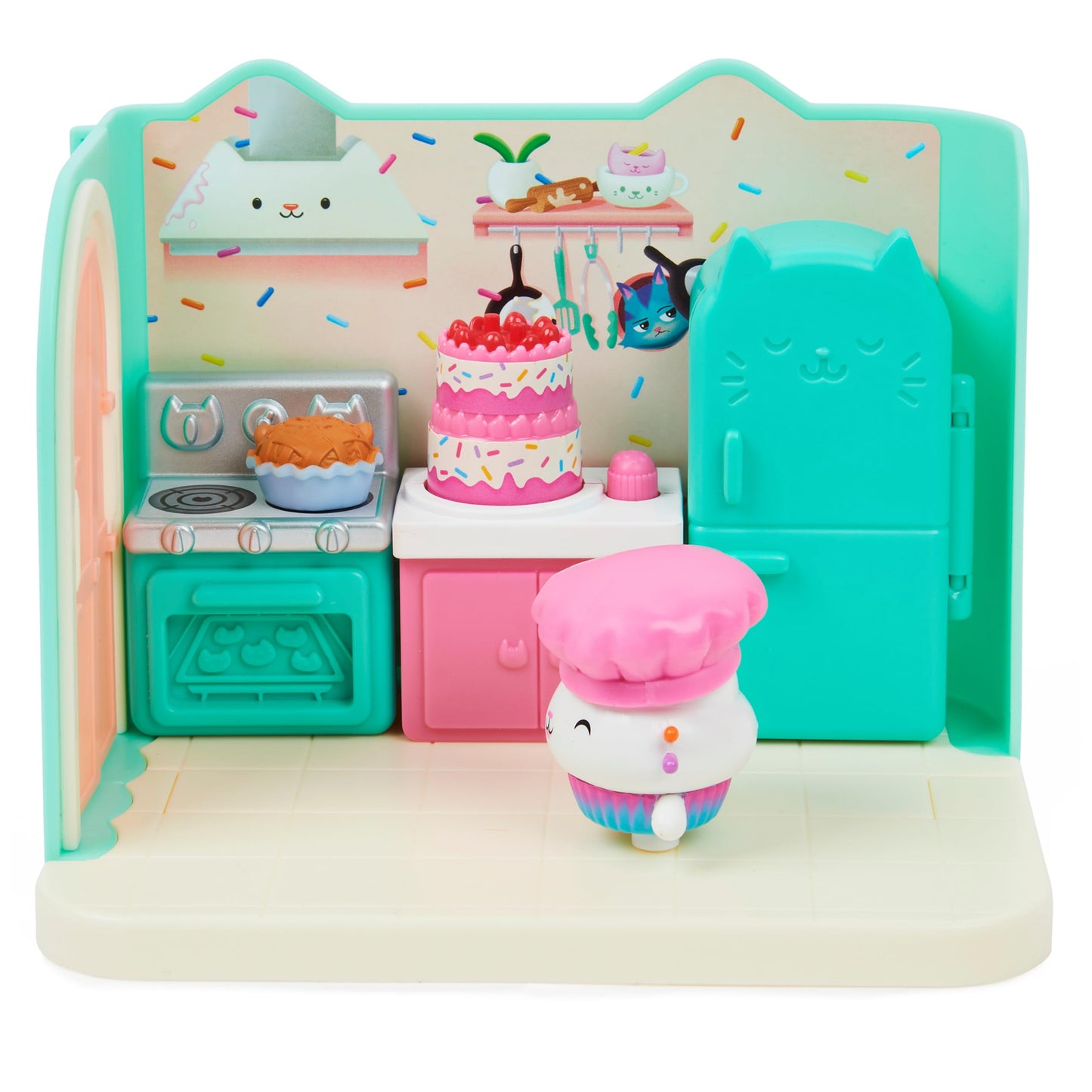 DreamWorks Gabby’s Dollhouse: Bakey with Cakey Kitchen Playset with Deliveries & Accessories