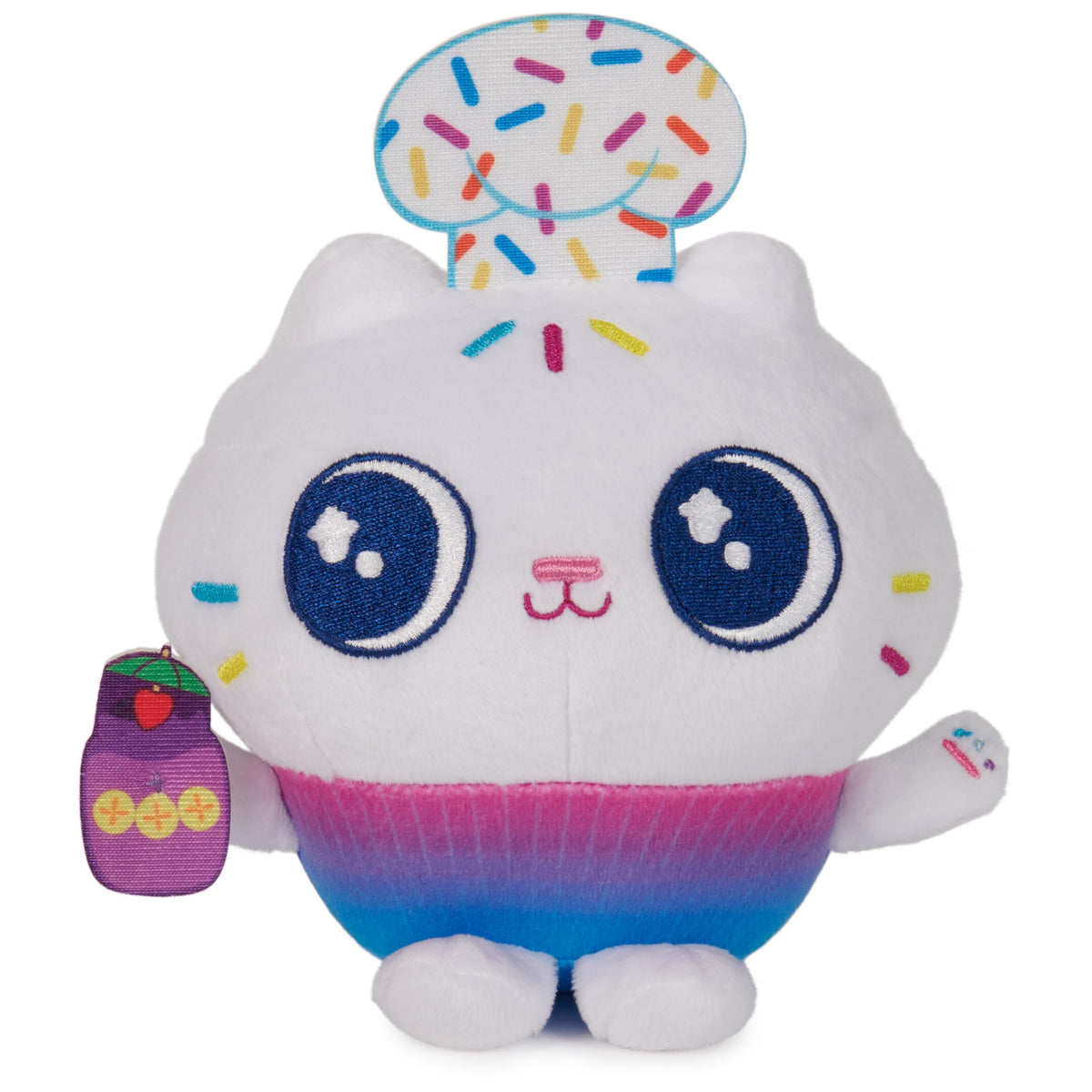 DreamWorks Gabby's Dollhouse Cakey Cat Plush – 6-Inch Celebration Toy (Ages 3+)