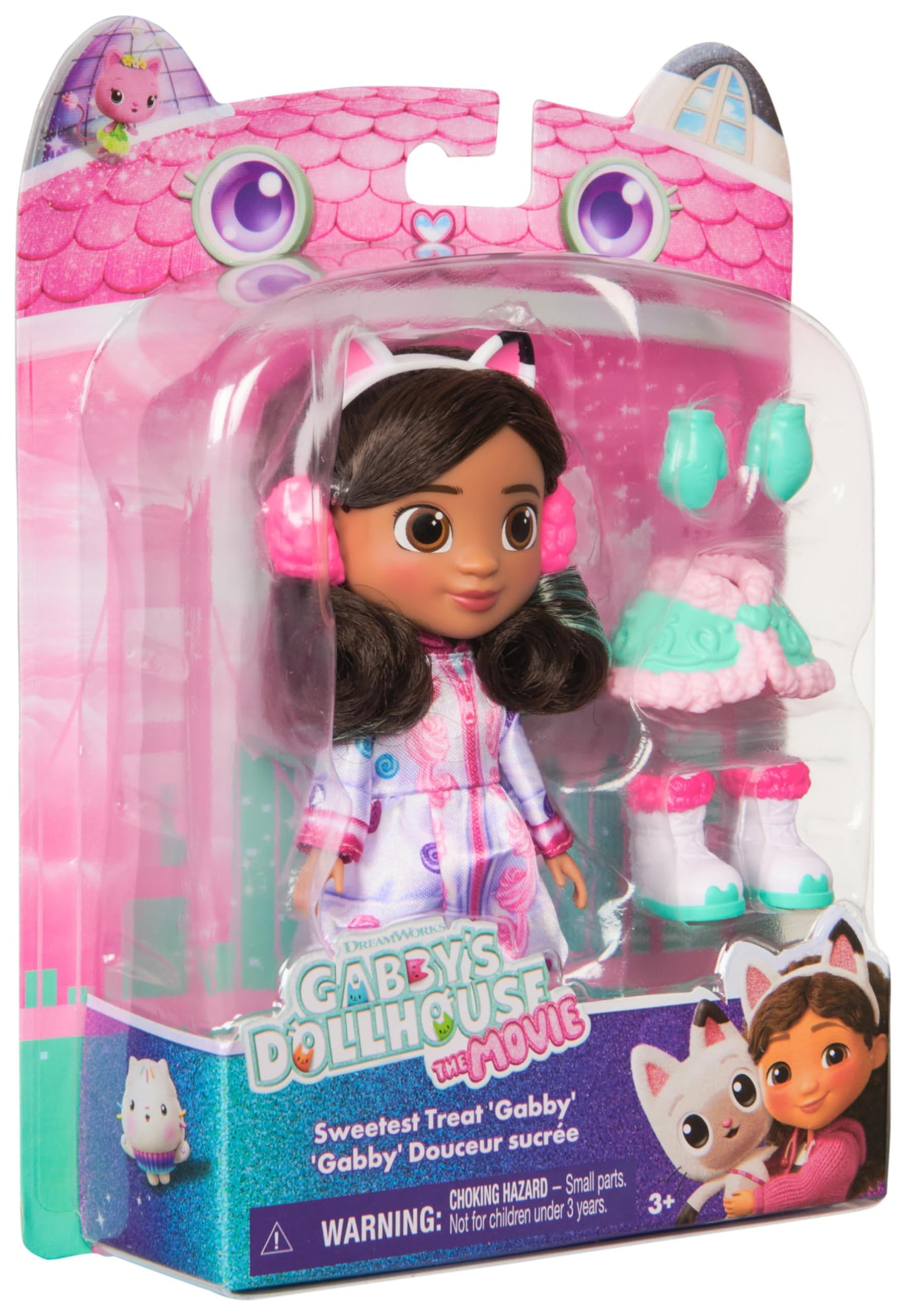 Gabby's Dollhouse: Gabby Sweet Caprice Doll (15.2 cm) with Candy Themed Accessories | DreamWorks Gabby's Dollhouse
