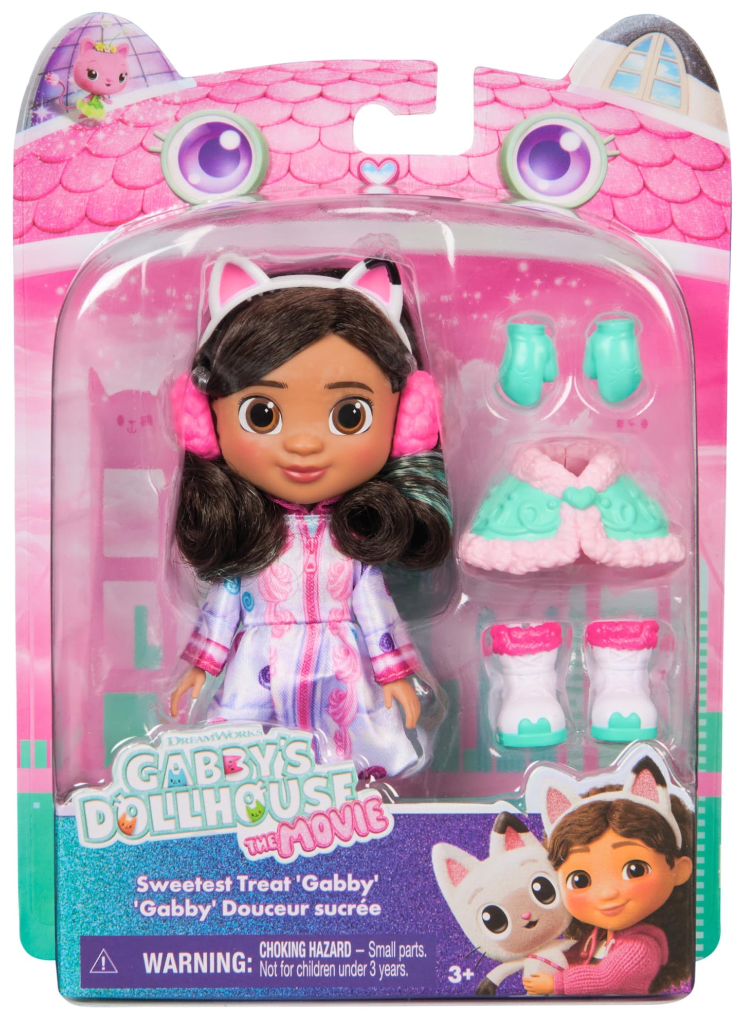 Gabby's Dollhouse: Gabby Sweet Caprice Doll (15.2 cm) with Candy Themed Accessories | DreamWorks Gabby's Dollhouse