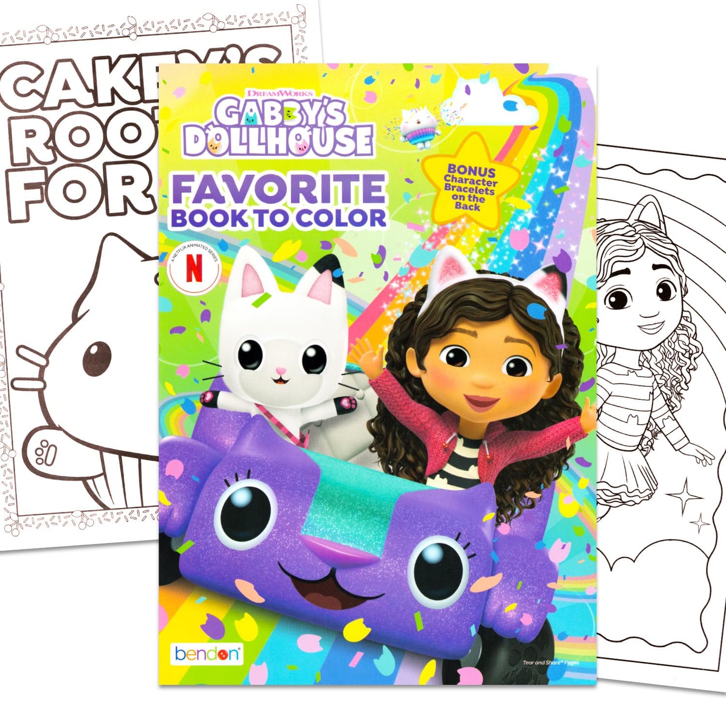 DreamWorks Gabby's Dollhouse Coloring & Activity Book Set – 32 Pages, Puzzles & More