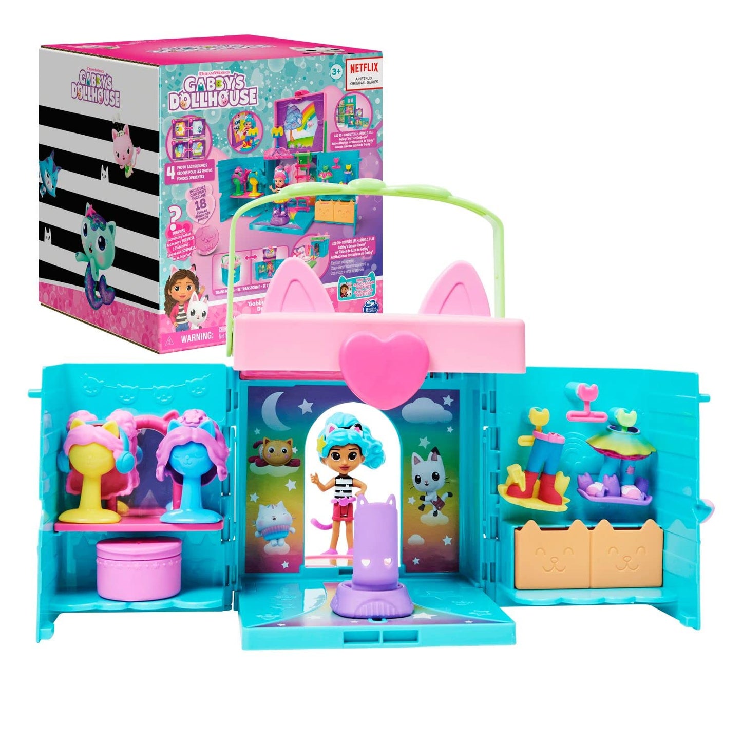 Gabby’s Dollhouse Dress-Up Closet Portable Playset | DreamWorks Gabby’s Dollhouse