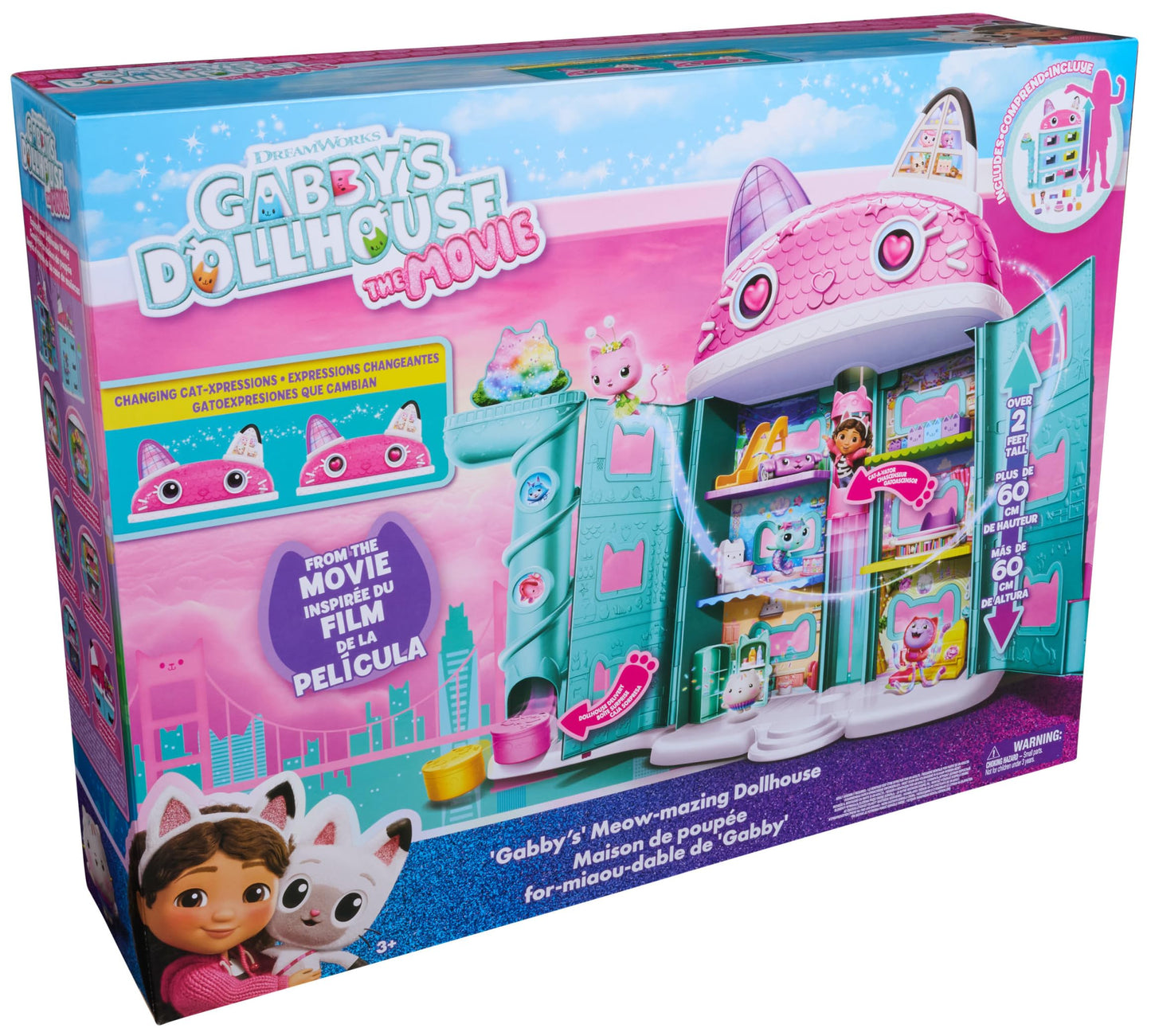 DREAMWORKS GABBY'S DOLLHOUSE: Gabby's Cat Dollhouse & Movie-Inspired Figure